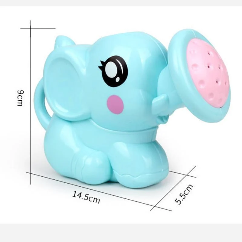 Baby Badespielzeug Schöne Kunststoff Elefantenform Wasserspray für Baby Dusche Schwimmen Spielzeug Kinder Geschenk Aufbewahrung Netzbeutel Baby Kinder Spielzeug
