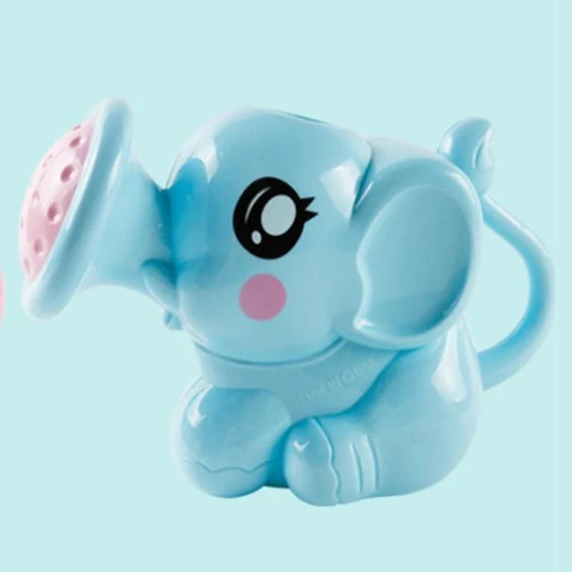 Baby Badespielzeug Schöne Kunststoff Elefantenform Wasserspray für Baby Dusche Schwimmen Spielzeug Kinder Geschenk Aufbewahrung Netzbeutel Baby Kinder Spielzeug