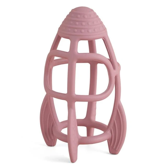 Anpassbarer Logo-Baby-Beißring, Backenzahn-Spielzeug, lebensmittelechtes Silikonmaterial, Spielzeugball, Lernspielzeug, Jungen- und Mädchengeschenk, BPA-frei