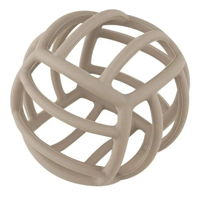 Anpassbarer Logo-Baby-Beißring, Backenzahn-Spielzeug, lebensmittelechtes Silikonmaterial, Spielzeugball, Lernspielzeug, Jungen- und Mädchengeschenk, BPA-frei
