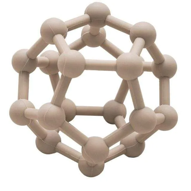 Anpassbarer Logo-Baby-Beißring, Backenzahn-Spielzeug, lebensmittelechtes Silikonmaterial, Spielzeugball, Lernspielzeug, Jungen- und Mädchengeschenk, BPA-frei