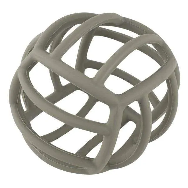 Anpassbarer Logo-Baby-Beißring, Backenzahn-Spielzeug, lebensmittelechtes Silikonmaterial, Spielzeugball, Lernspielzeug, Jungen- und Mädchengeschenk, BPA-frei