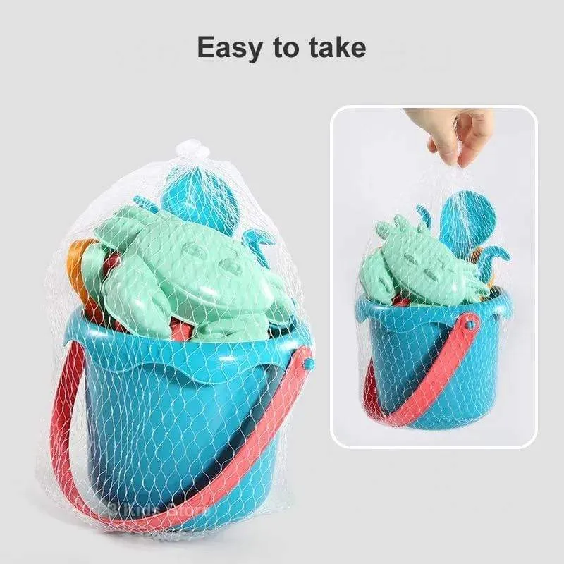Kinder Strandspielzeug 17-teiliges Set Baby Sommer Grabsandwerkzeug mit Schaufel Wasserspiel Spielen Outdoor-Spielzeugset Sandkasten für Jungen Mädchen