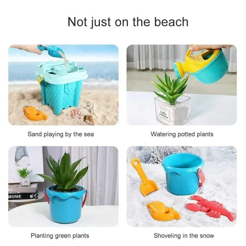 Kinder Strandspielzeug 17-teiliges Set Baby Sommer Grabsandwerkzeug mit Schaufel Wasserspiel Spielen Outdoor-Spielzeugset Sandkasten für Jungen Mädchen
