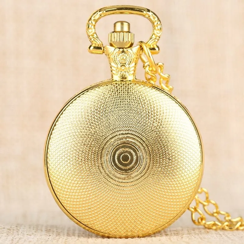 Schwarz/Bronze/Gold/Silber Uhr 9 3/4 Plattform King's Cross Quarz Taschenuhr Halskette Kette FOB Uhr Anhänger Kunst Sammlerstücke