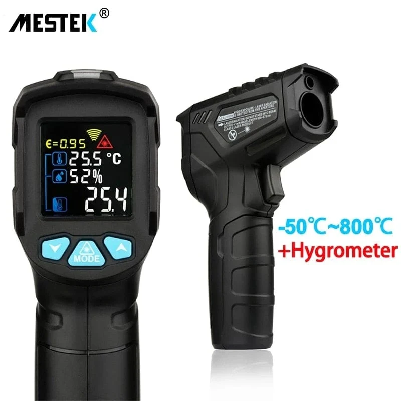 Thermometer Digital 800 Grad Infrarot-Thermometer Thermische Imager Laserthermometer Pyrometer Hygrometer Thermostat Termometro