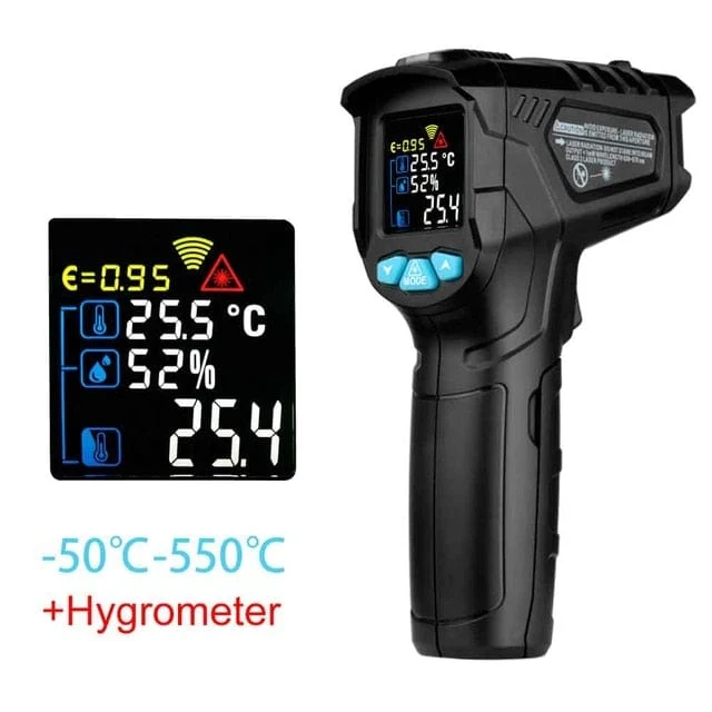 Thermometer Digital 800 Grad Infrarot-Thermometer Thermische Imager Laserthermometer Pyrometer Hygrometer Thermostat Termometro