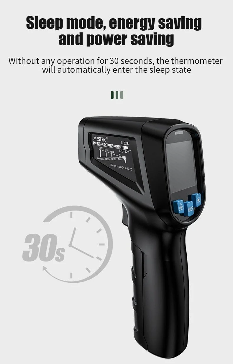 Thermometer Digital 800 Grad Infrarot-Thermometer Thermische Imager Laserthermometer Pyrometer Hygrometer Thermostat Termometro