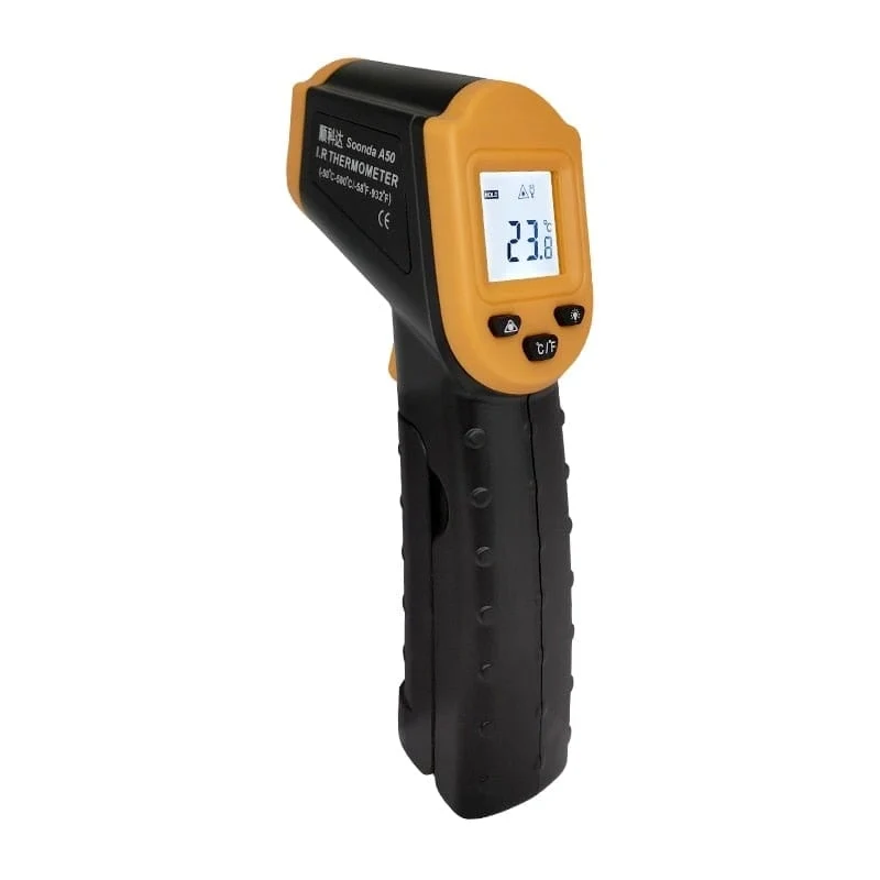 500C Digitales berührungsloses Infrarot-Thermometer Laser-Pyrometer für Boiler Home Ofen Süßwaren Badewasser BBQ Temperatur Mete