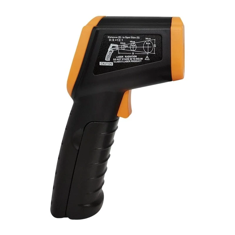 500C Digitales berührungsloses Infrarot-Thermometer Laser-Pyrometer für Boiler Home Ofen Süßwaren Badewasser BBQ Temperatur Mete