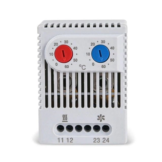 0-60 °C KTO011 KTS011 DIN-Schienen-Mini-Kompakt-Bimetall-Thermostat Mechanischer Temperaturregler Normal offen geschlossen KTO 011 KTS