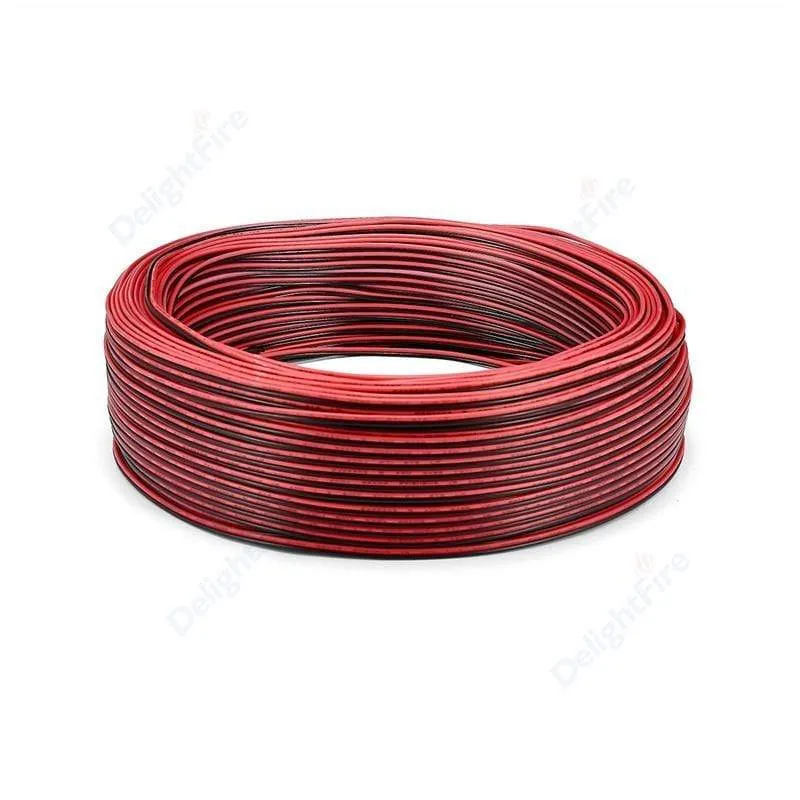 20/100m Elektrokabel 2 Pin Drähte LED Streifenkabel 22AWG 12V SM JST Flexibles elektrisches Verlängerungskabel für Glühbirne Automotive
