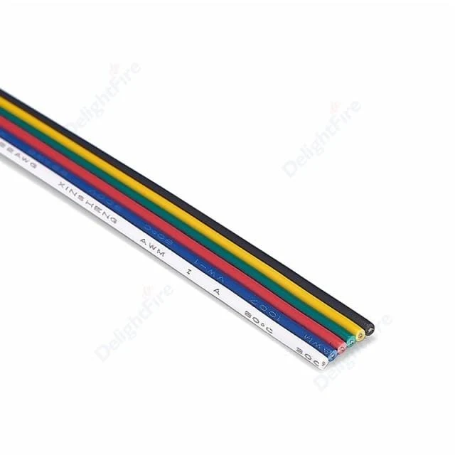3 Pin LED Draht 2 4 5 6 Core 22AWG Verlängerung Kabel JST Stecker Elektrische Drähte Kabel Für WS2812B RGB RGBW LED Streifen Automotive
