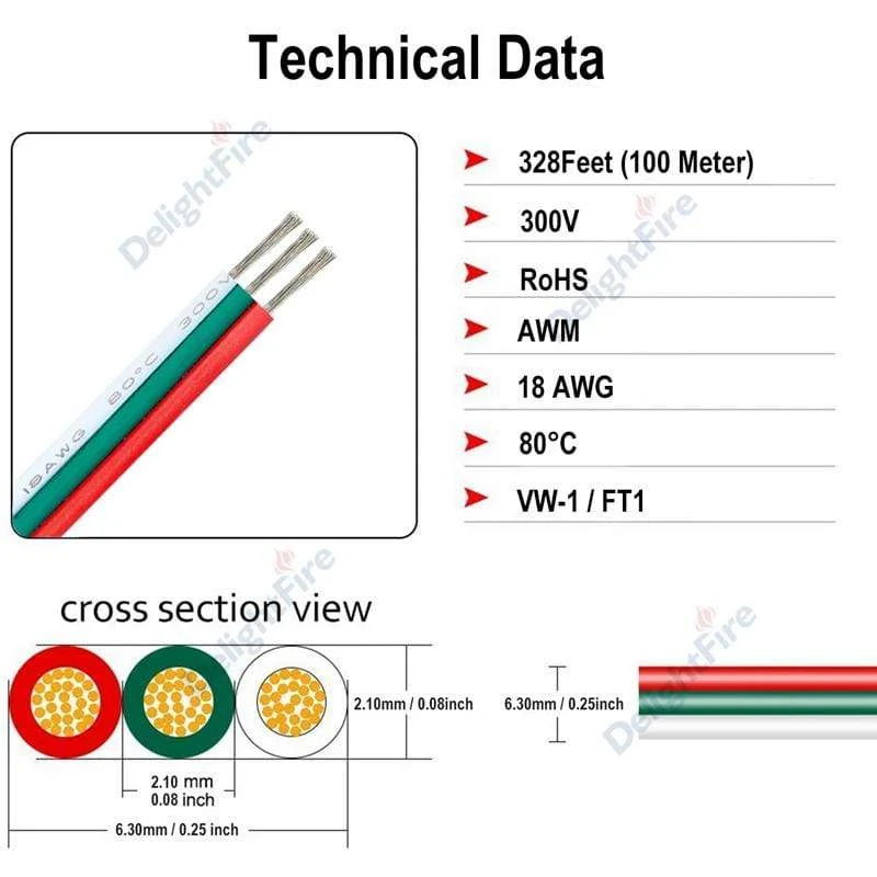 3 Pin LED Draht 2 4 5 6 Core 22AWG Verlängerung Kabel JST Stecker Elektrische Drähte Kabel Für WS2812B RGB RGBW LED Streifen Automotive