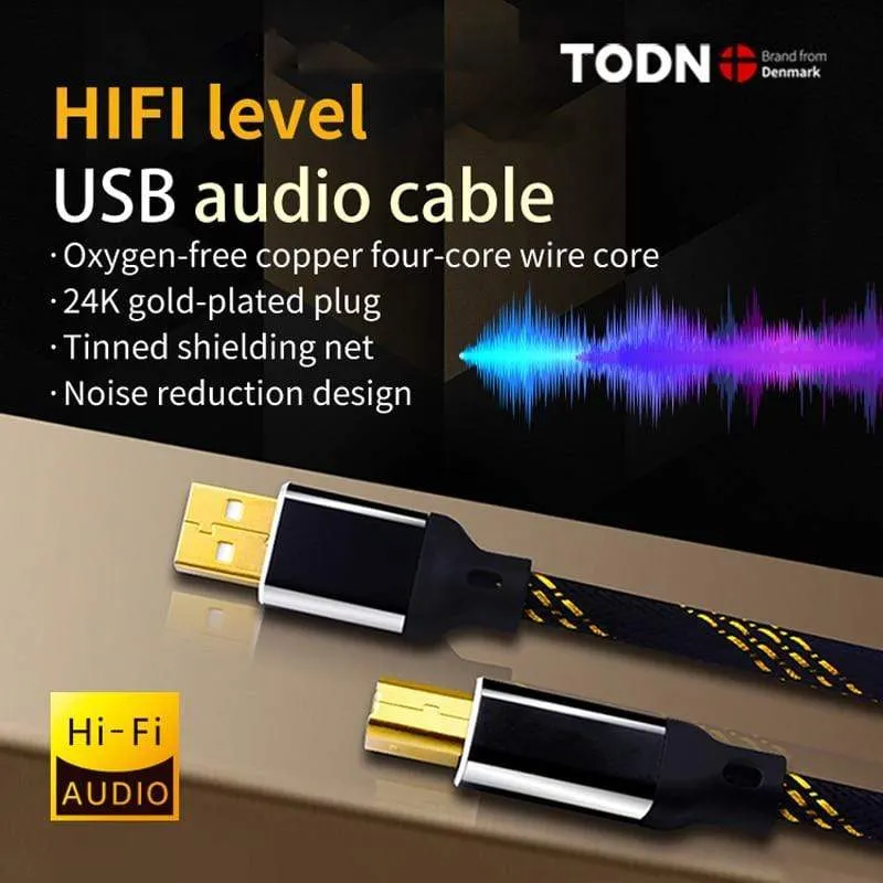 Canare HIFI USB Kabel DAC AB Alpha 4N OFC Digital AB Audio A zu B High-End Typ A zu Typ B Hifi Datenkabel