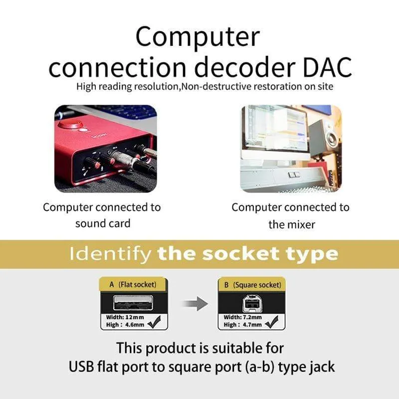 Canare HIFI USB Kabel DAC AB Alpha 4N OFC Digital AB Audio A zu B High-End Typ A zu Typ B Hifi Datenkabel