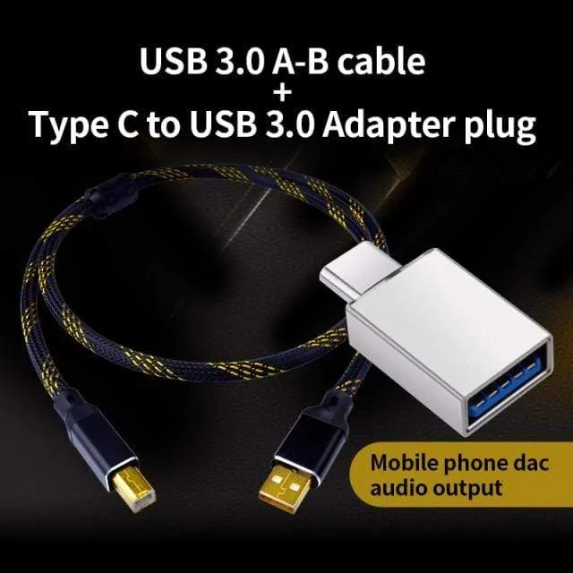Canare HIFI USB Kabel DAC AB Alpha 4N OFC Digital AB Audio A zu B High-End Typ A zu Typ B Hifi Datenkabel