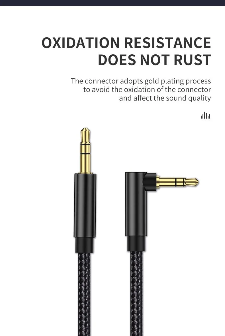 Kebiss AUX Kabel Jack 3.5mm Audio Kabel 3.5mm Jack Lautsprecher Kabel für JBL Kopfhörer Auto Xiaomi redmi 5 plus Oneplus 5t AUX Kabel