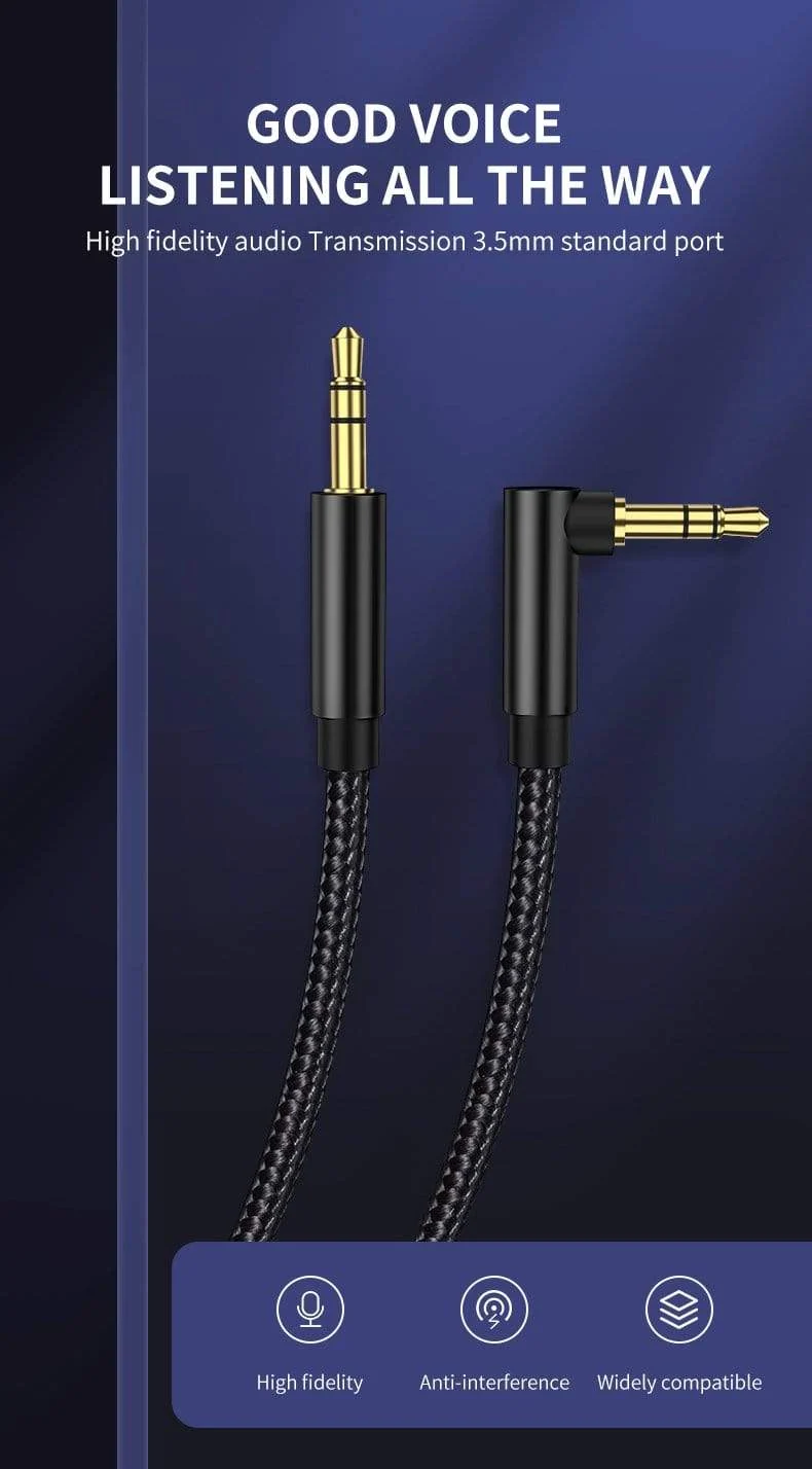 Kebiss AUX Kabel Jack 3.5mm Audio Kabel 3.5mm Jack Lautsprecher Kabel für JBL Kopfhörer Auto Xiaomi redmi 5 plus Oneplus 5t AUX Kabel
