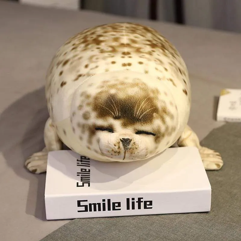 35-120 cm Schöne Seelöwe Plüschtiere Weiche Marine Tier Siegel Gefüllte Puppe für Kinder Geschenk Schlafkissen 3D Neuheit Dekokissen