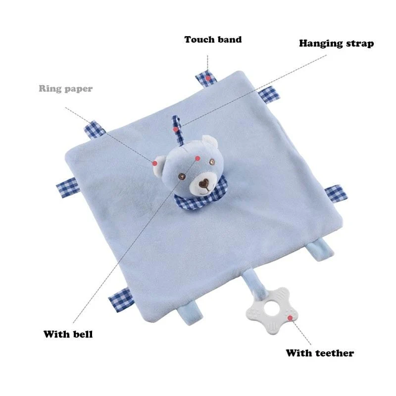 Baby Tröster Spielzeug Hase Plüsch Babyspielzeug Schlafen Beschwichtigen Handtuch Weiche Kuscheltiere Plüschtiere Für Babys Babyspielzeug 0 12 Monate