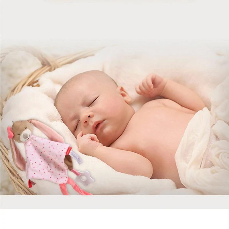 Baby Tröster Spielzeug Hase Plüsch Babyspielzeug Schlafen Beschwichtigen Handtuch Weiche Kuscheltiere Plüschtiere Für Babys Babyspielzeug 0 12 Monate