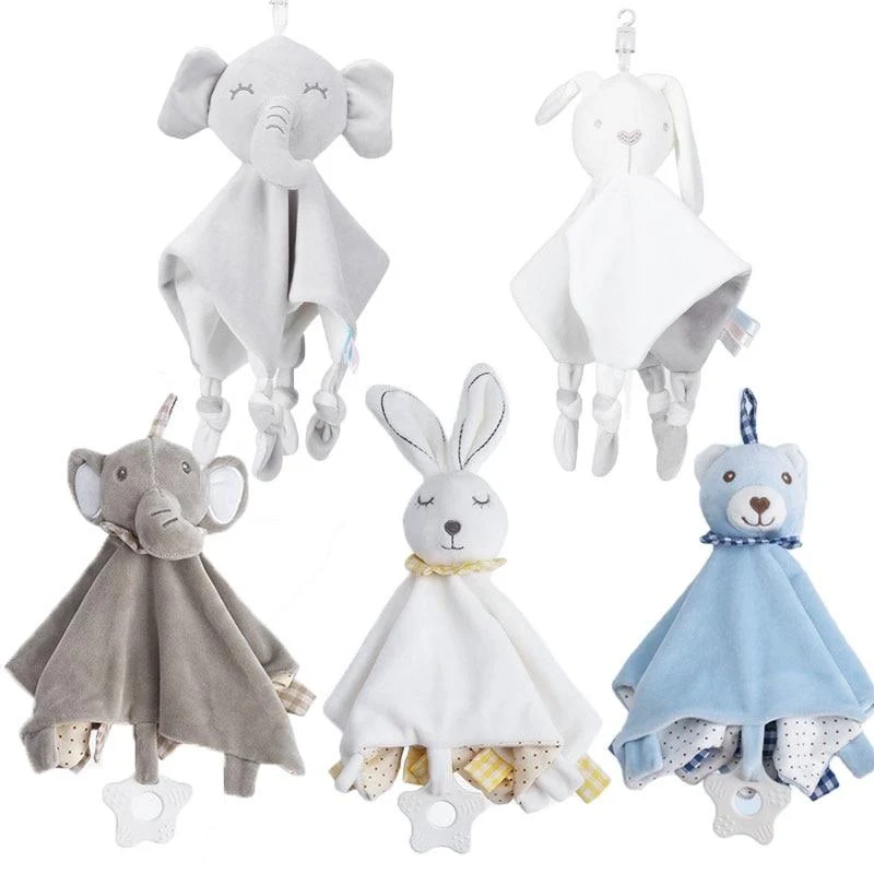 Baby Tröster Spielzeug Hase Plüsch Babyspielzeug Schlafen Beschwichtigen Handtuch Weiche Kuscheltiere Plüschtiere Für Babys Babyspielzeug 0 12 Monate