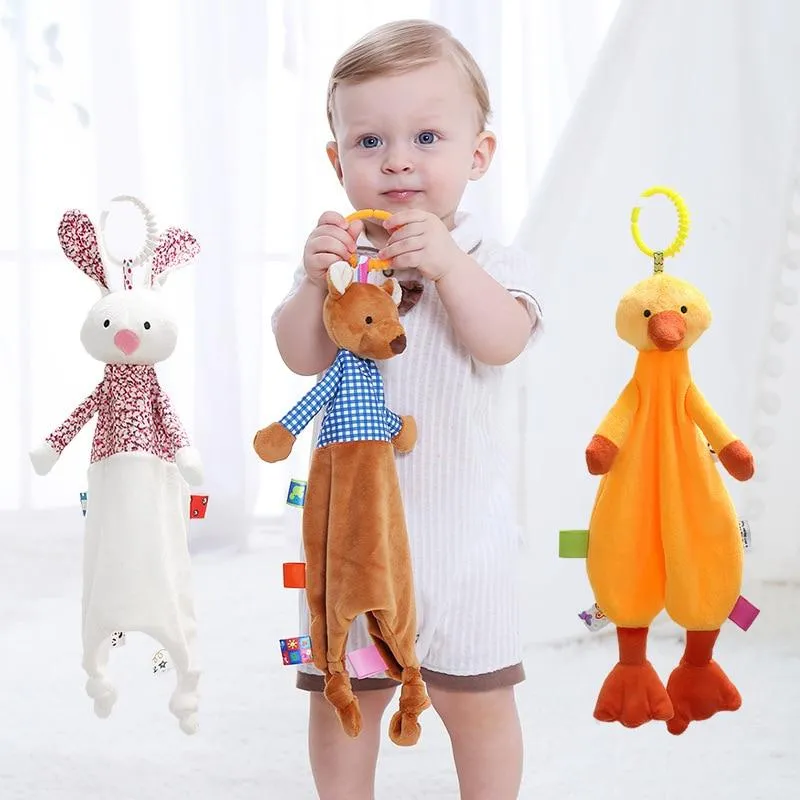 Baby Tröster Spielzeug Hase Plüsch Babyspielzeug Schlafen Beschwichtigen Handtuch Weiche Kuscheltiere Plüschtiere Für Babys Babyspielzeug 0 12 Monate