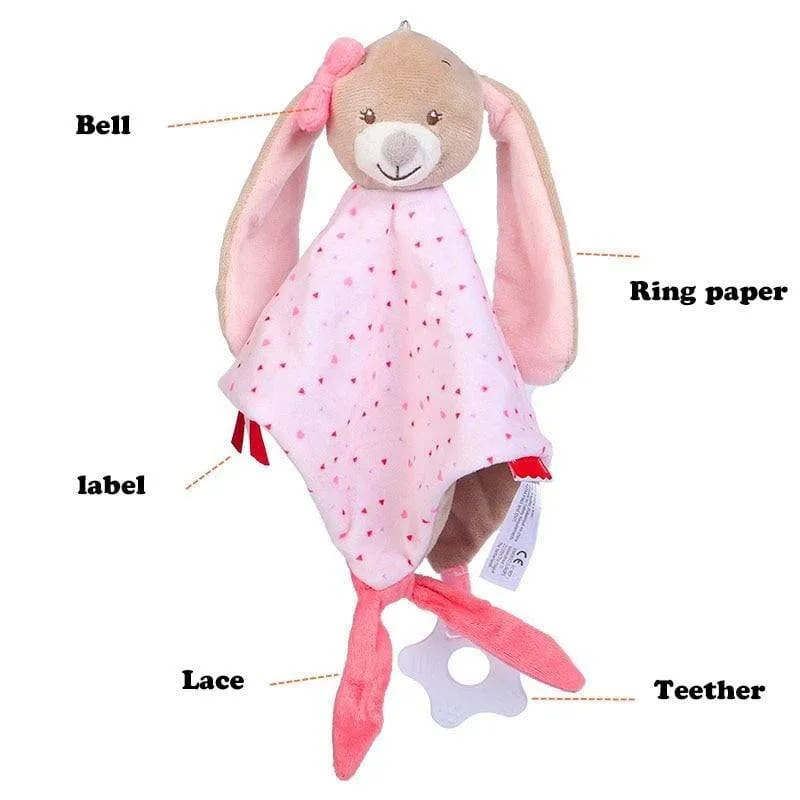 Baby Tröster Spielzeug Hase Plüsch Babyspielzeug Schlafen Beschwichtigen Handtuch Weiche Kuscheltiere Plüschtiere Für Babys Babyspielzeug 0 12 Monate