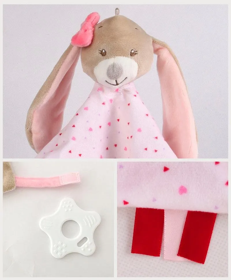 Baby Tröster Spielzeug Hase Plüsch Babyspielzeug Schlafen Beschwichtigen Handtuch Weiche Kuscheltiere Plüschtiere Für Babys Babyspielzeug 0 12 Monate