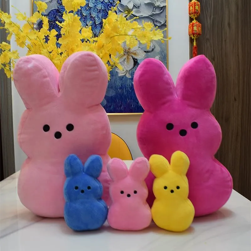 38 cm 15 cm Peeps Plüschhase Peep Osterspielzeug Simulation Stofftier Puppe für Kinder Kinder Weiches Kissen Geschenke Mädchen Spielzeug