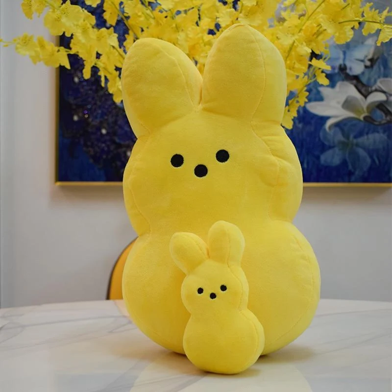 38 cm 15 cm Peeps Plüschhase Peep Osterspielzeug Simulation Stofftier Puppe für Kinder Kinder Weiches Kissen Geschenke Mädchen Spielzeug