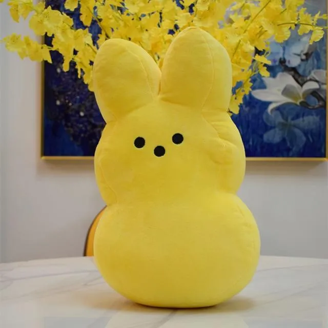 38 cm 15 cm Peeps Plüschhase Peep Osterspielzeug Simulation Stofftier Puppe für Kinder Kinder Weiches Kissen Geschenke Mädchen Spielzeug