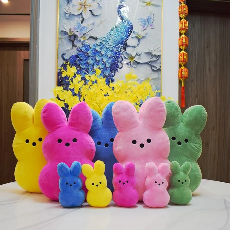 38 cm 15 cm Peeps Plüschhase Peep Osterspielzeug Simulation Stofftier Puppe für Kinder Kinder Weiches Kissen Geschenke Mädchen Spielzeug