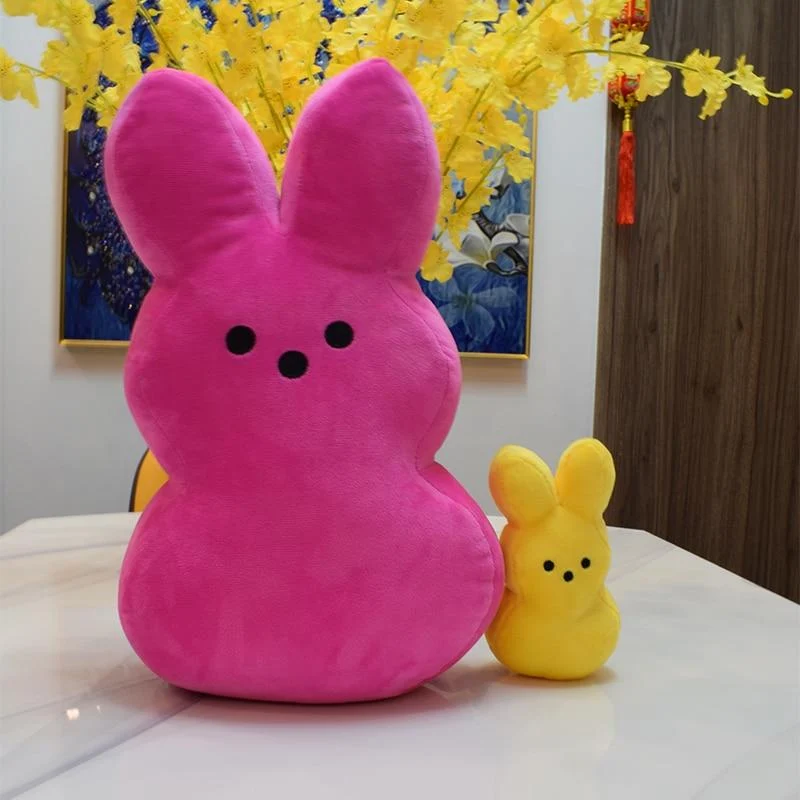 38 cm 15 cm Peeps Plüschhase Peep Osterspielzeug Simulation Stofftier Puppe für Kinder Kinder Weiches Kissen Geschenke Mädchen Spielzeug