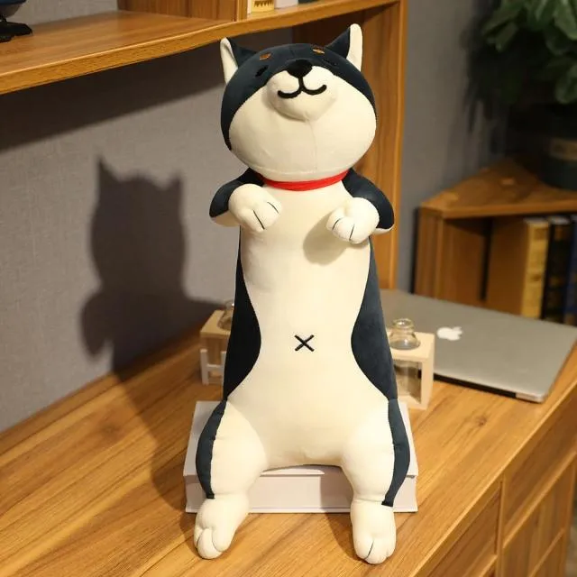 60-120 cm süße Shiba Inu Hund & Katze Plüschtiere Gefüllte lange Tiere Schlaf Freund Kissen Puppe Büro Kissen Kinder Mädchen Geschenk
