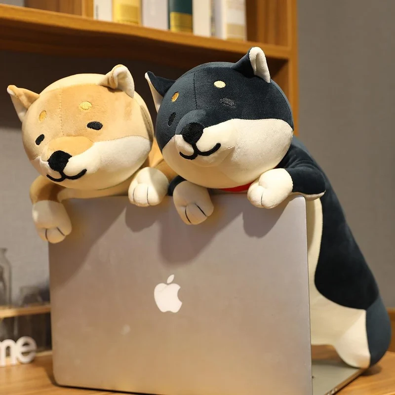 60-120 cm süße Shiba Inu Hund & Katze Plüschtiere Gefüllte lange Tiere Schlaf Freund Kissen Puppe Büro Kissen Kinder Mädchen Geschenk
