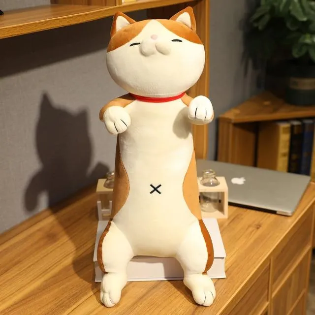 60-120 cm süße Shiba Inu Hund & Katze Plüschtiere Gefüllte lange Tiere Schlaf Freund Kissen Puppe Büro Kissen Kinder Mädchen Geschenk