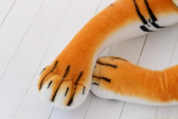 30-120 cm Riesen Schwarzer Leopard Panther Plüsch Spielzeug Weiches Stofftier Kissen Tier Puppe Gelb Weiß Tiger Spielzeug für Kinder