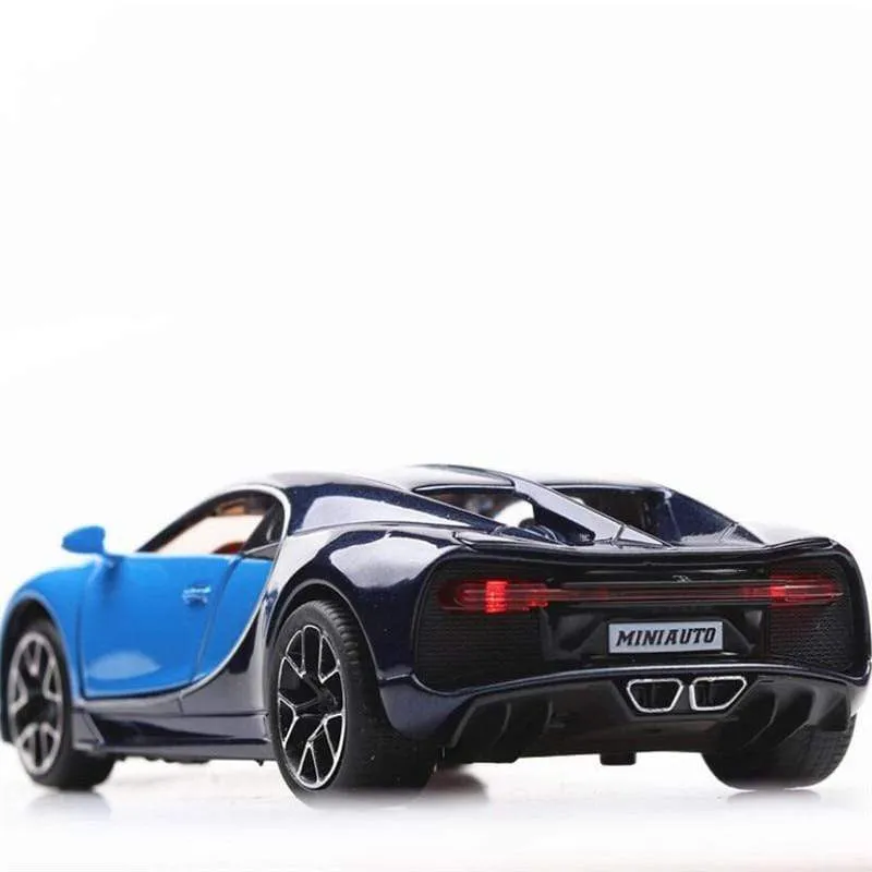 1:32 Spielzeugauto Bugatti Chiron Metallspielzeug Auto aus Legierung Druckguss & Spielzeugfahrzeuge Automodell Miniaturmodell Autospielzeug für Kinder