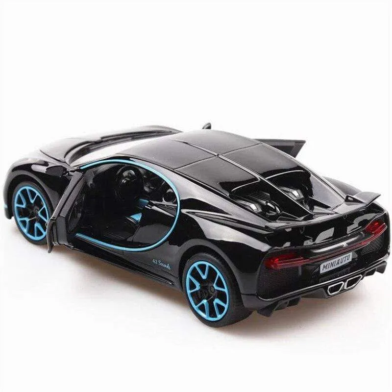 1:32 Spielzeugauto Bugatti Chiron Metallspielzeug Auto aus Legierung Druckguss & Spielzeugfahrzeuge Automodell Miniaturmodell Autospielzeug für Kinder