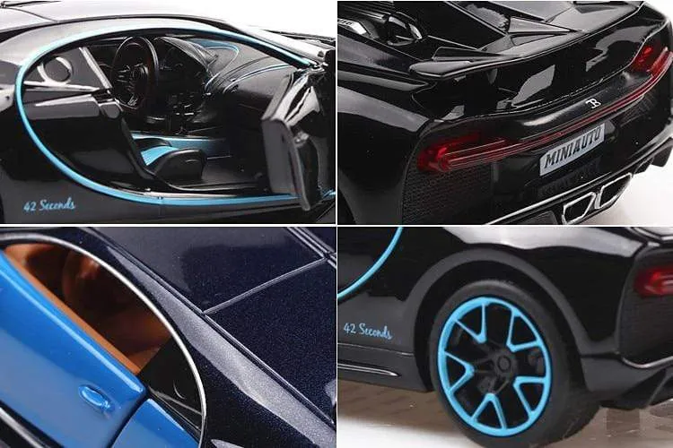 1:32 Spielzeugauto Bugatti Chiron Metallspielzeug Auto aus Legierung Druckguss & Spielzeugfahrzeuge Automodell Miniaturmodell Autospielzeug für Kinder