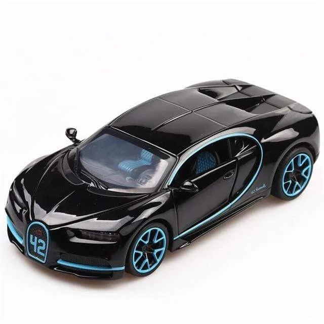 1:32 Spielzeugauto Bugatti Chiron Metallspielzeug Auto aus Legierung Druckguss & Spielzeugfahrzeuge Automodell Miniaturmodell Autospielzeug für Kinder
