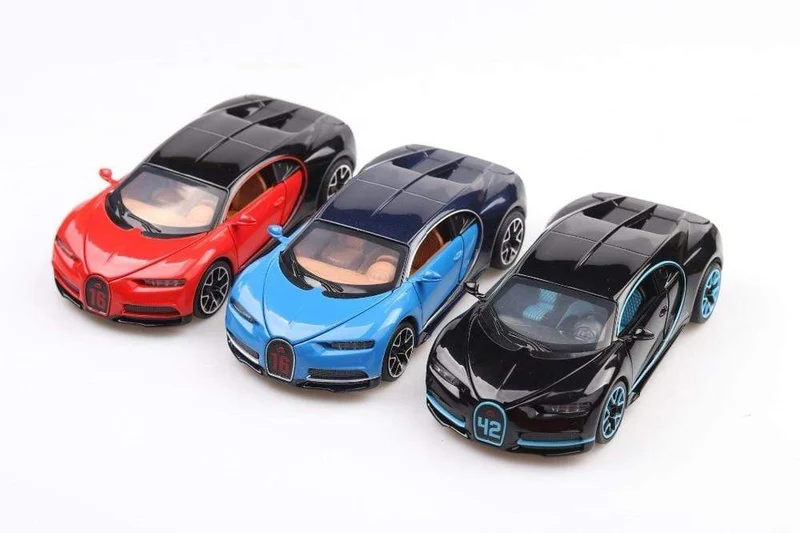 1:32 Spielzeugauto Bugatti Chiron Metallspielzeug Auto aus Legierung Druckguss & Spielzeugfahrzeuge Automodell Miniaturmodell Autospielzeug für Kinder
