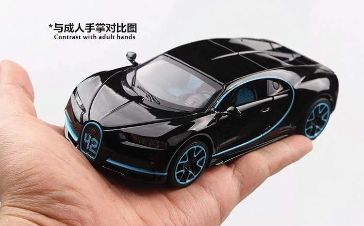 1:32 Spielzeugauto Bugatti Chiron Metallspielzeug Auto aus Legierung Druckguss & Spielzeugfahrzeuge Automodell Miniaturmodell Autospielzeug für Kinder