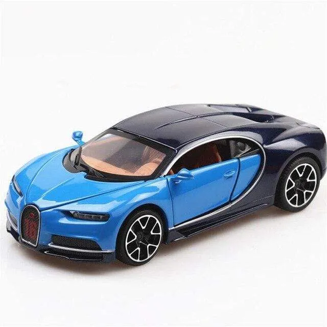 1:32 Spielzeugauto Bugatti Chiron Metallspielzeug Auto aus Legierung Druckguss & Spielzeugfahrzeuge Automodell Miniaturmodell Autospielzeug für Kinder