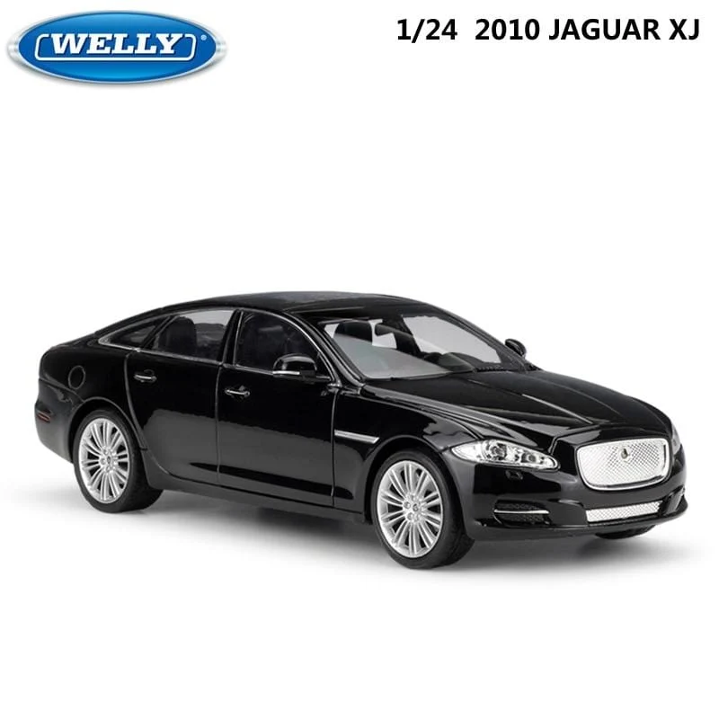 Modellauto 1:24 Druckgussauto Spielzeug Klassisches 2010 JAGUAR XJ High Simulator Auto Legierung Metall Spielzeugauto Für Kinder Geschenksammlung