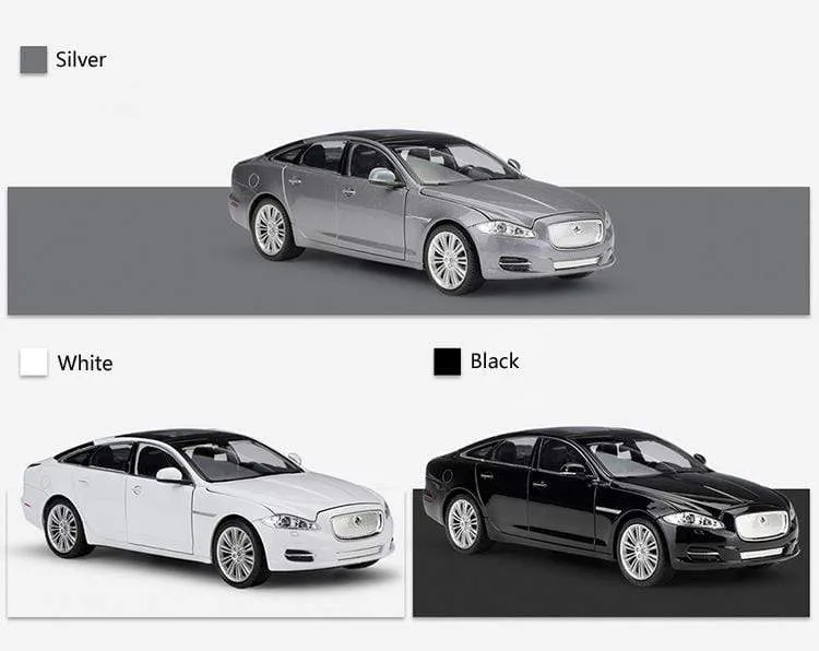 Modellauto 1:24 Druckgussauto Spielzeug Klassisches 2010 JAGUAR XJ High Simulator Auto Legierung Metall Spielzeugauto Für Kinder Geschenksammlung