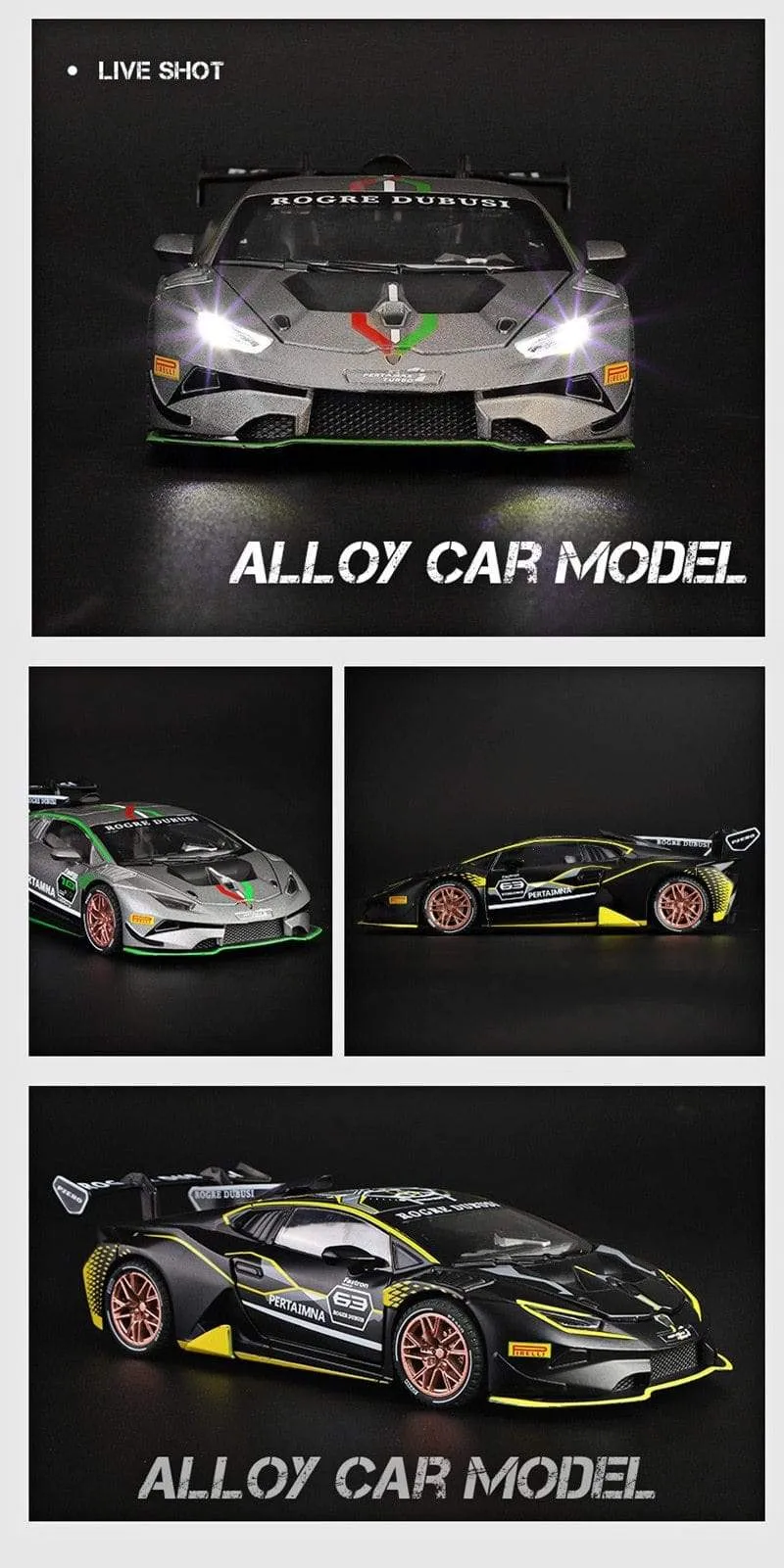 1:32 HURACAN ST EVO Legierung Sportwagen Modell Druckguss & Spielzeugfahrzeug Metall Spielzeugauto Modell Simulation Sound Licht Sammlung Kinder Geschenk