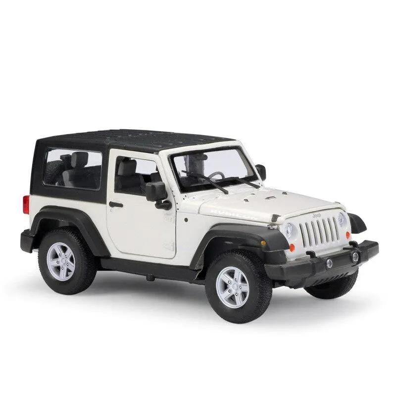 Modellauto 1:24 Maßstab 2007 Jeep Wrangler Diecast Car Simulator Legierung Off-Road Metall Klassisches Spielzeugauto Für Kindergeschenksammlung